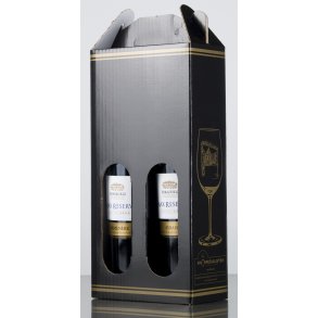 Gavekarton til 2 flasker