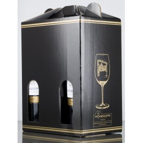 Gavekarton til 6 flasker