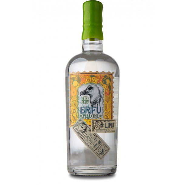 Silvio Carta Grifu Lime Gin 41,5% 70 cl