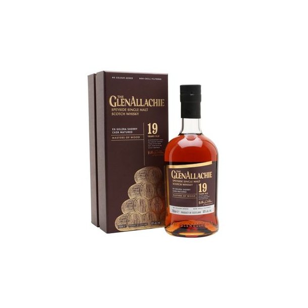 GlenAllachie 19 YO Masters of Wood Ex-Solera Sherry Cask Matured 50,0% - 70cl