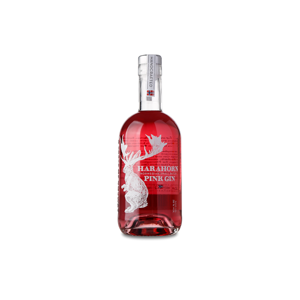 Det Norske Brenneri Harahorn Pink Gin 38% - 50cl