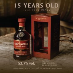 Kilchoman Whiskysmagning fredag d. 21.11.25 kl. 19.00